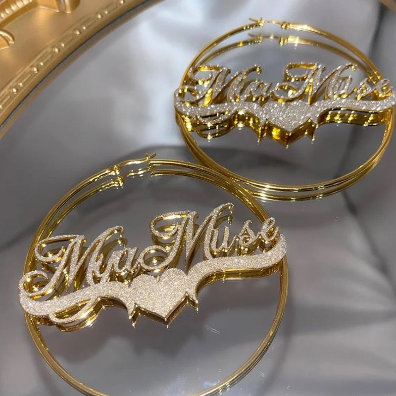 Women name earrings