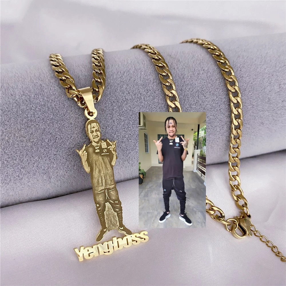 Custom photo pendant