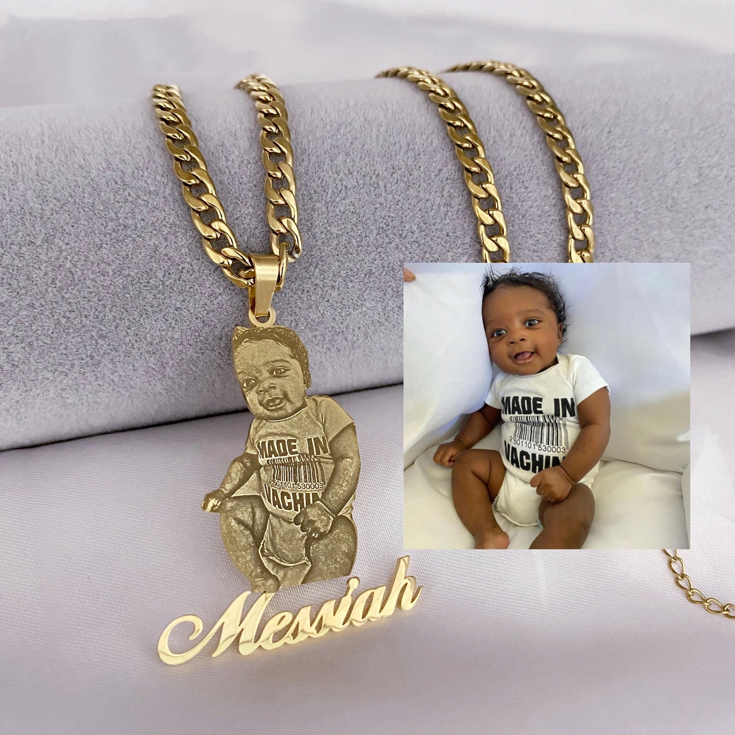 Custom photo pendant