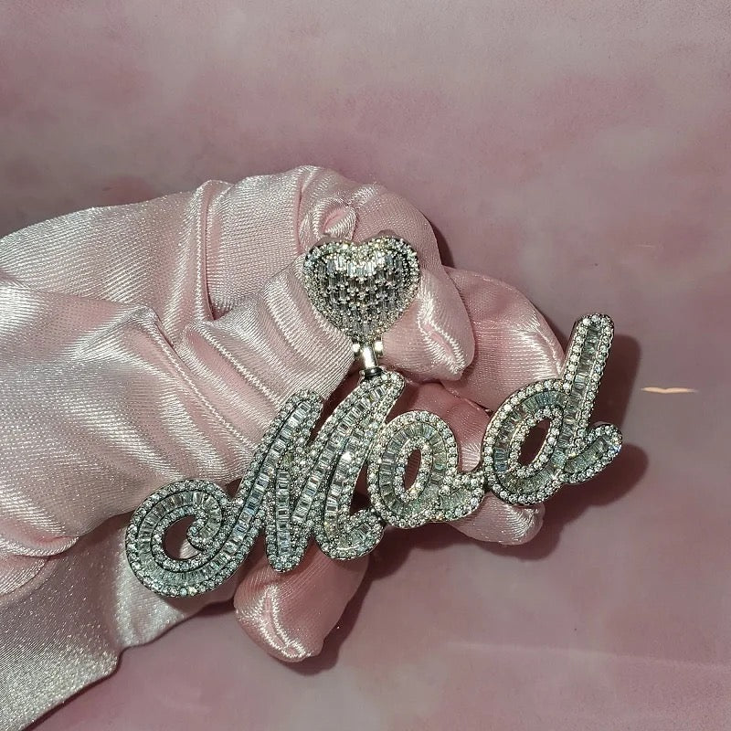 Ivy Custom Pendant w/tennis